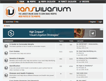 Tablet Screenshot of iansvivarium.com